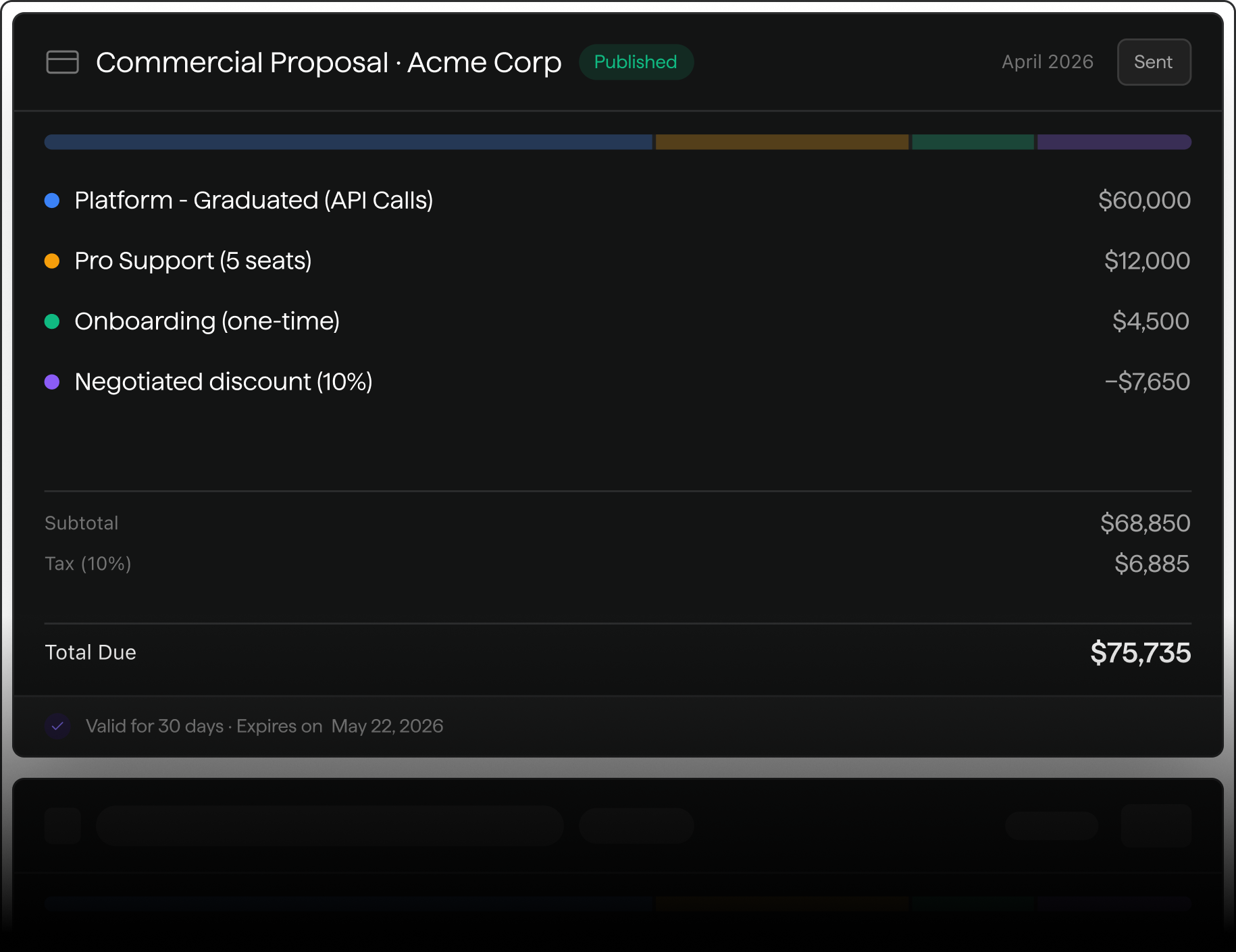Build the proposal